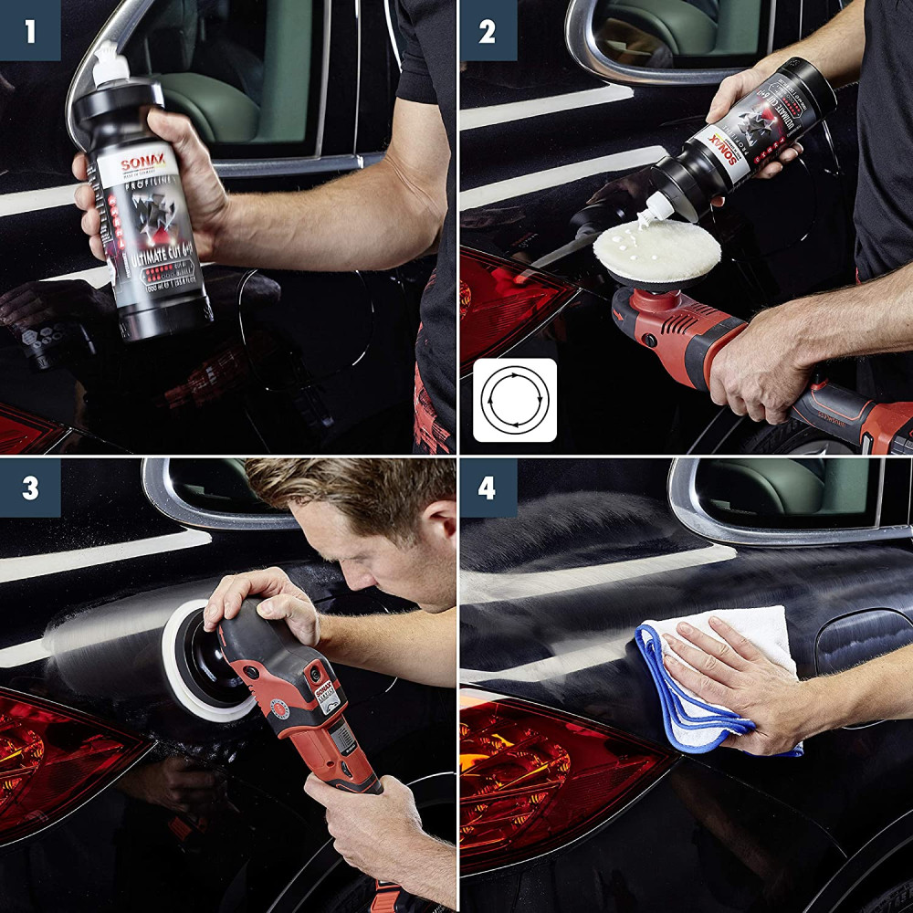 Стартова полірувальна паста для кузова автомобіля 1 л SONAX PROFILINE Ultimate Cut 6 +/3 (239300)