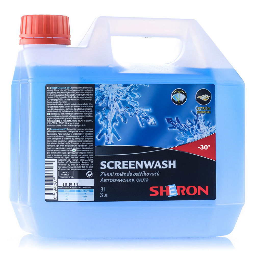 Омивач скла зимовий -30 ° С 3 л SHERON (996821)