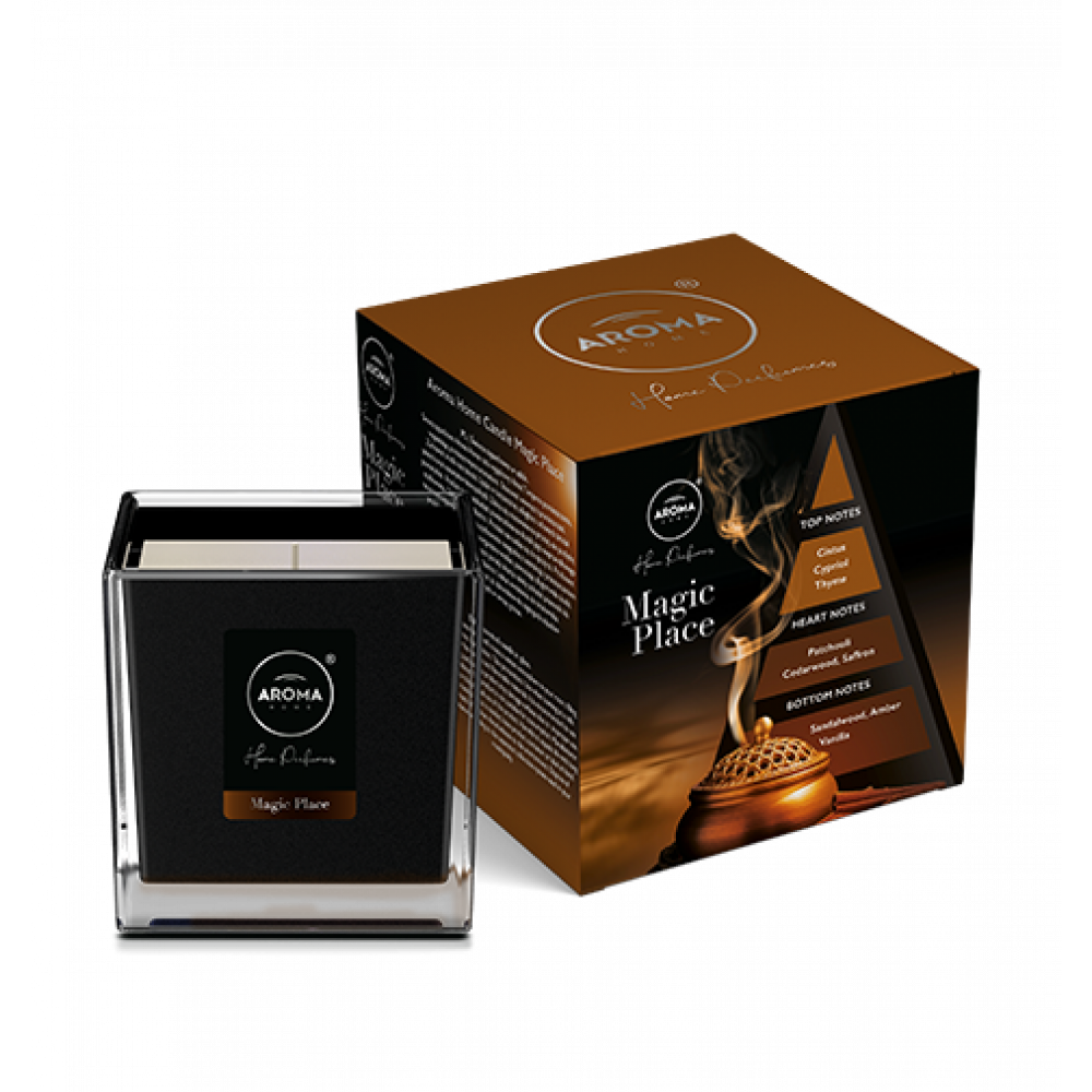 Ароматична свічка Aroma Home Black Series - Magic Place 155 г (835110)