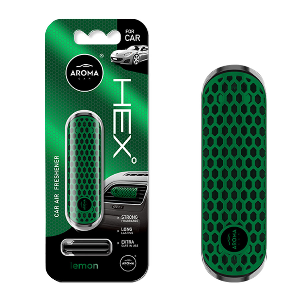 Автомобільний ароматизатор Aroma Car HEX - Lemon (835790)