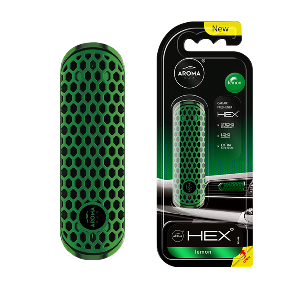 Автомобільний ароматизатор Aroma Car HEX - Lemon (835790)