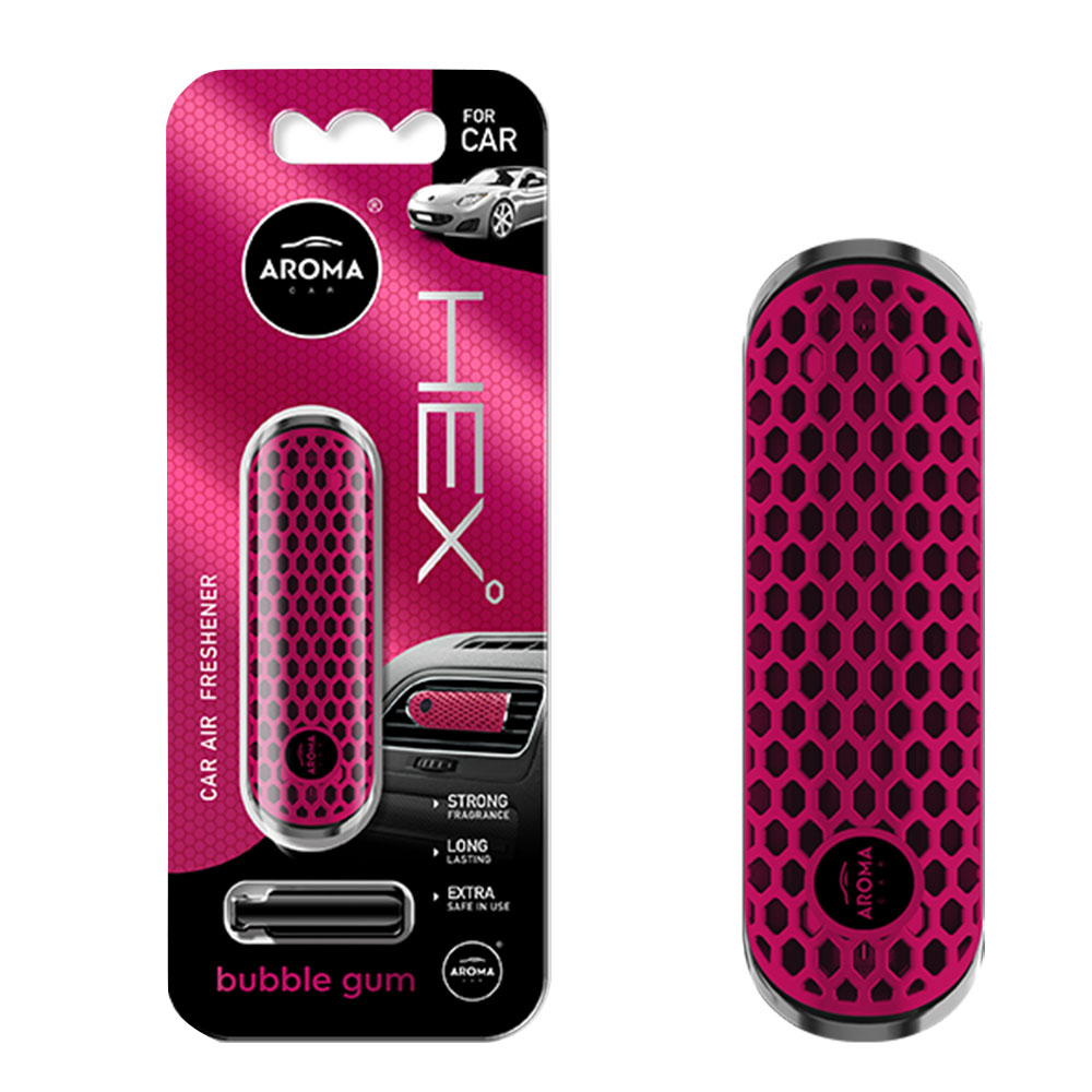 Автомобільний ароматизатор Aroma Car HEX - Bubble Gum (835820)