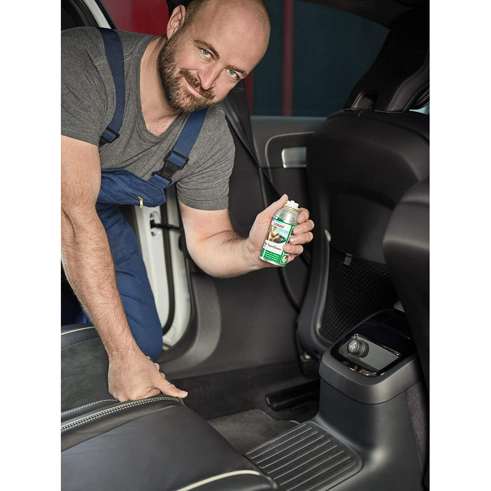 Очищувач кондиціонера антибактеріальний 100 мл SONAX Klima Power Cleaner AirAid - green lemon (323400)