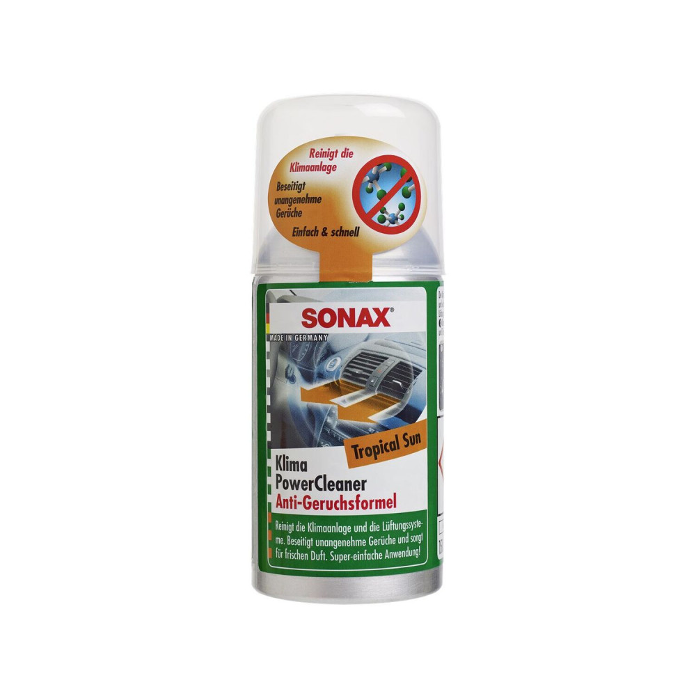 Очищувач кондиціонера антибактеріальний 100 мл SONAX KlimaPowerCleaner AirAid - tropic sun (323500)