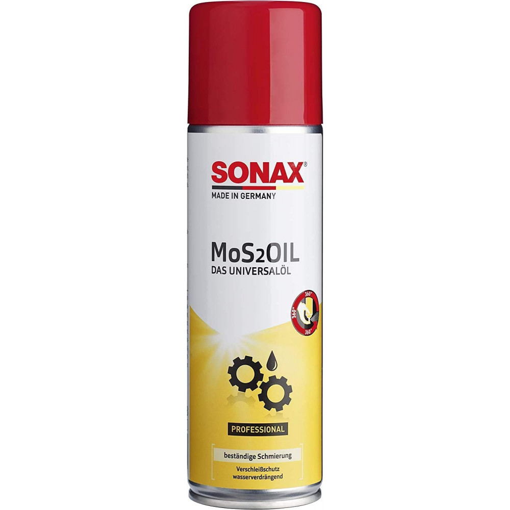 Мастило молібденове 300 мл SONAX MoS2 Oil (339200)