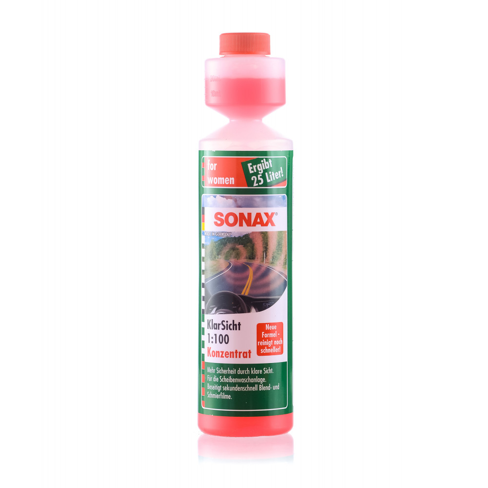 Концентрат омивача скла літній 1:100 250 мл SONAX - for women (384141)