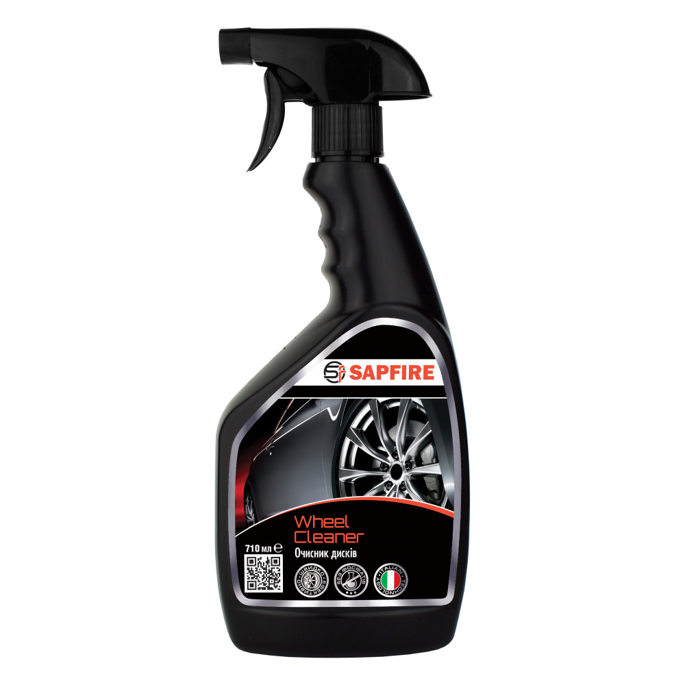 Очисник легкосплавних та сталевих дисків 710 мл SAPFIRE Wheel Cleaner (748506)