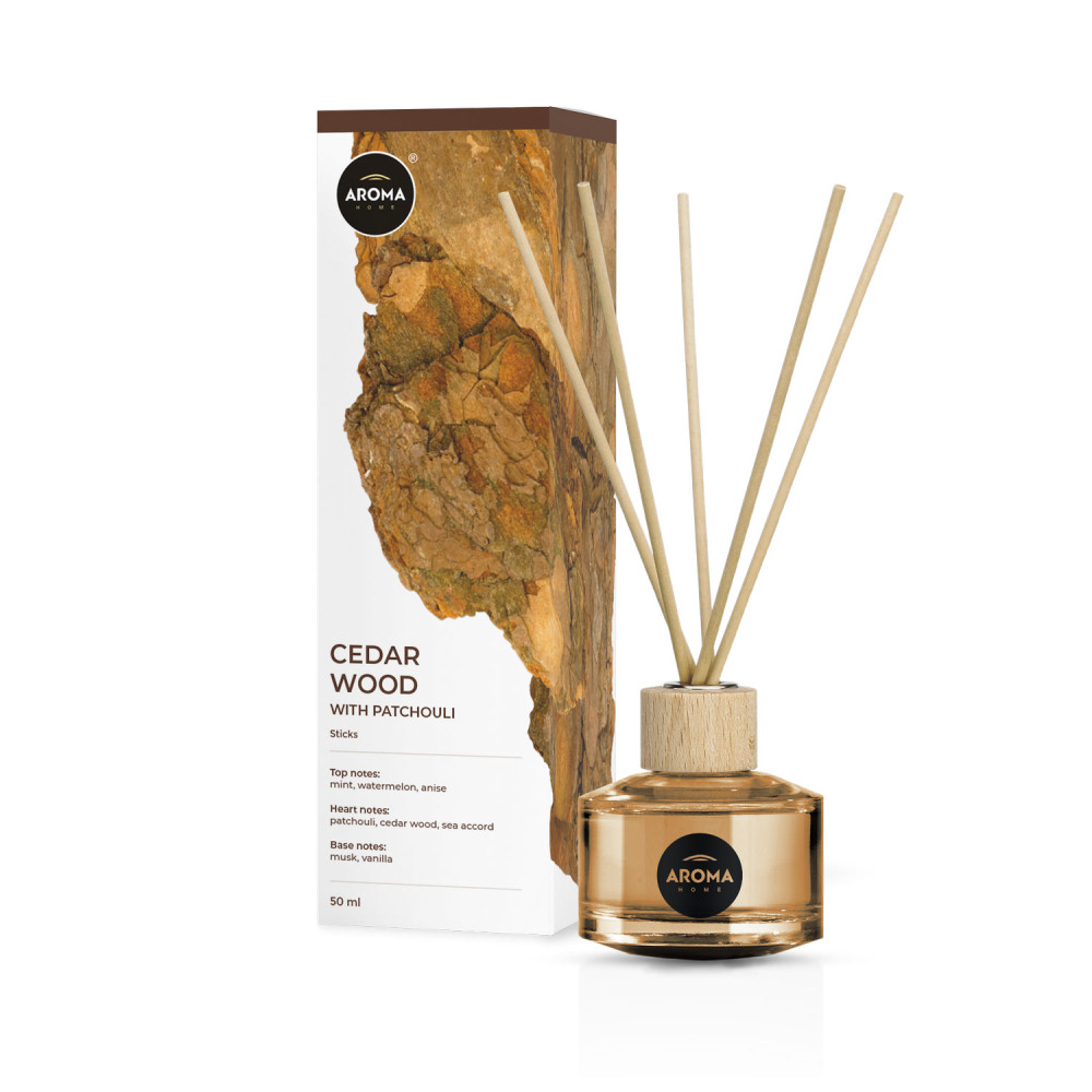 Ароматичні палочки Кедрове дерево з пачулі 50 мл Aroma Home Basic Line Cedar Wood with Patchouli (927627)