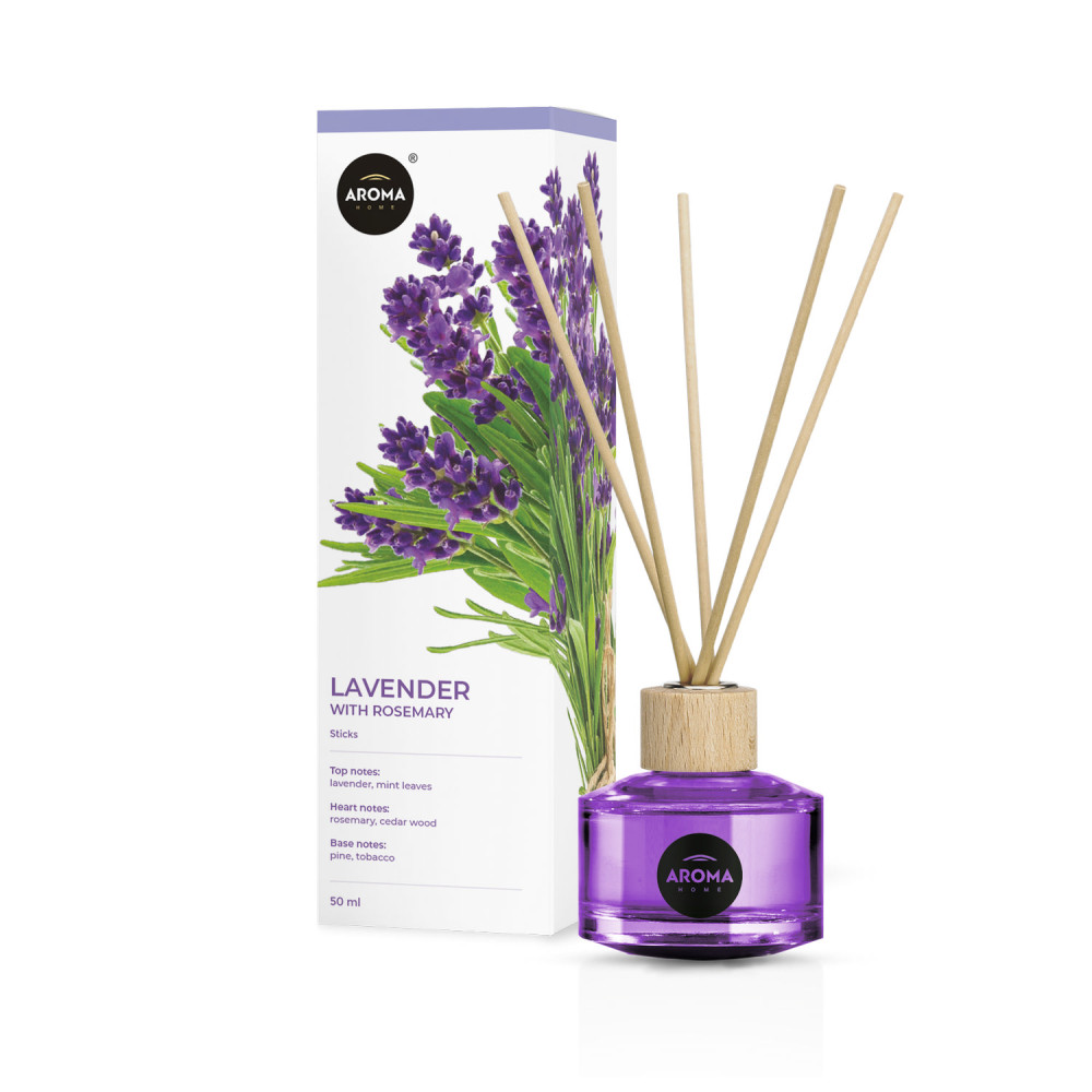 Ароматичні палички Лаванда з розмарином 50 мл Aroma Home Basic Line Lavender with Rosemary (927634)