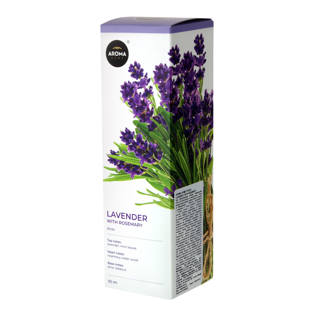 Ароматичні палички Лаванда з розмарином 50 мл Aroma Home Basic Line Lavender with Rosemary (927634)