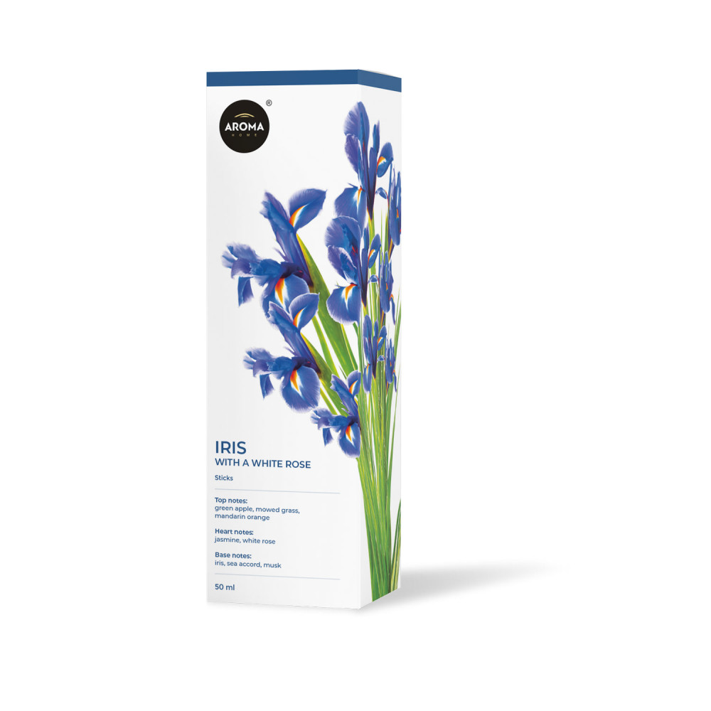 Ароматичні палички Ірис з білою трояндою 50 мл Aroma Home Basic Line Iris with White Rose (927658)