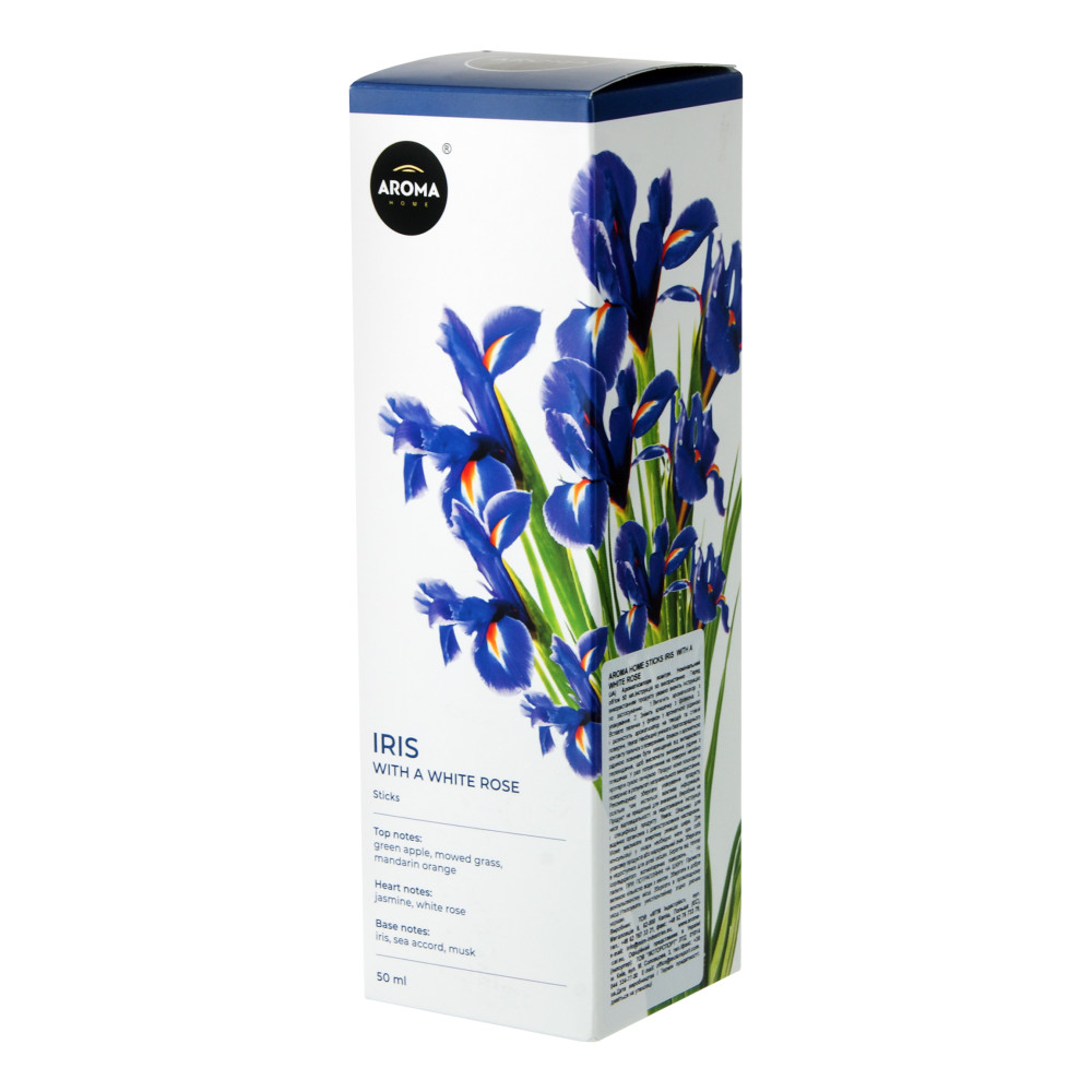 Ароматичні палички Ірис з білою трояндою 50 мл Aroma Home Basic Line Iris with White Rose (927658)