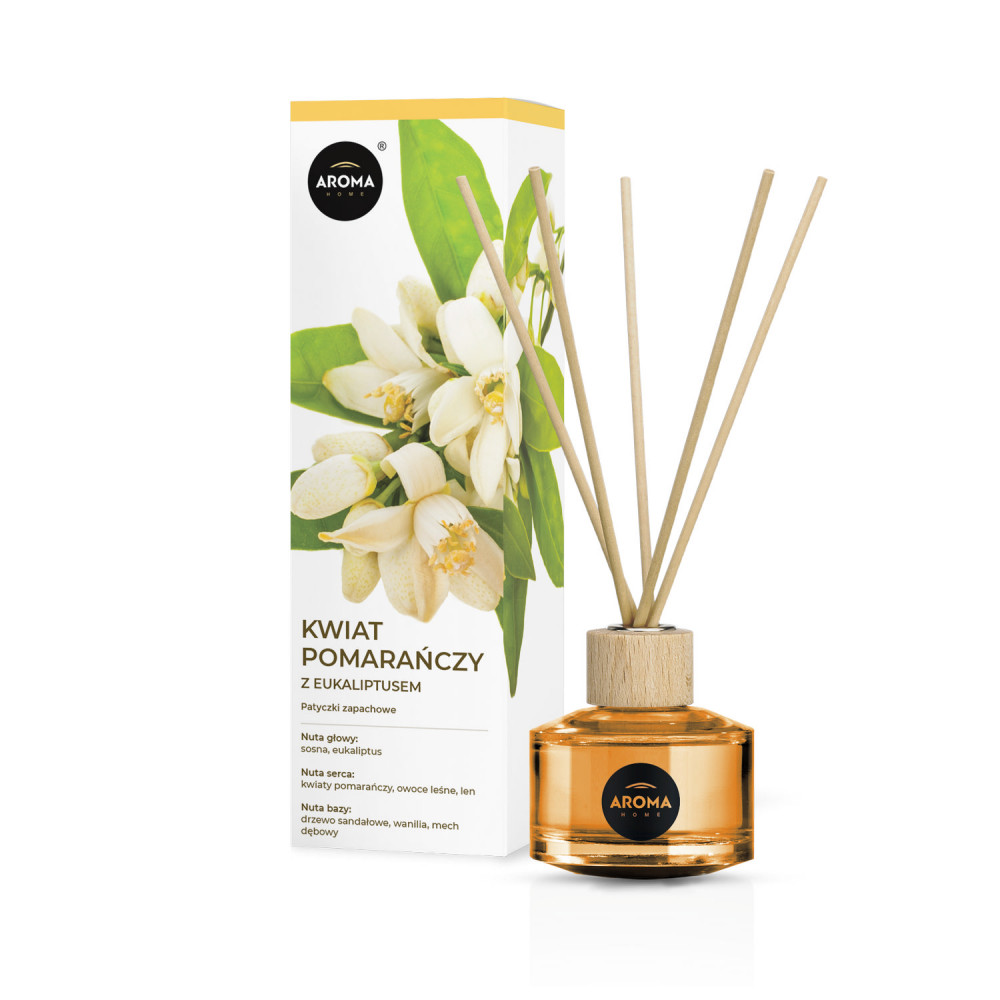 Ароматичні палички Квіти апельсину з евкаліптом 50 мл Aroma Home Basic Line Orange Flowers with Eucalyptus (927665)