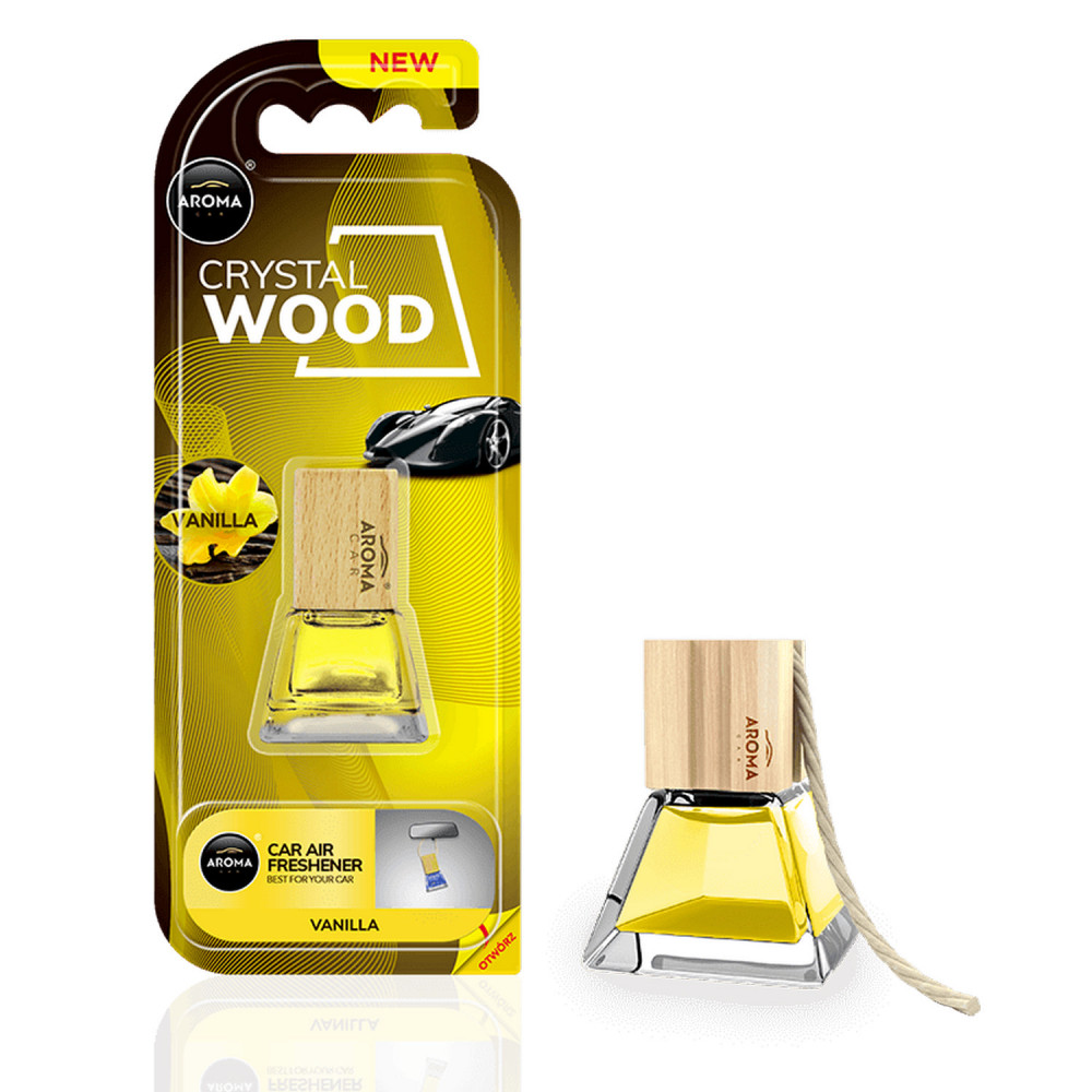 Автомобільний ароматизатор Aroma Car Wood - Crystal Wood - Vanilla 6 мл (928440)