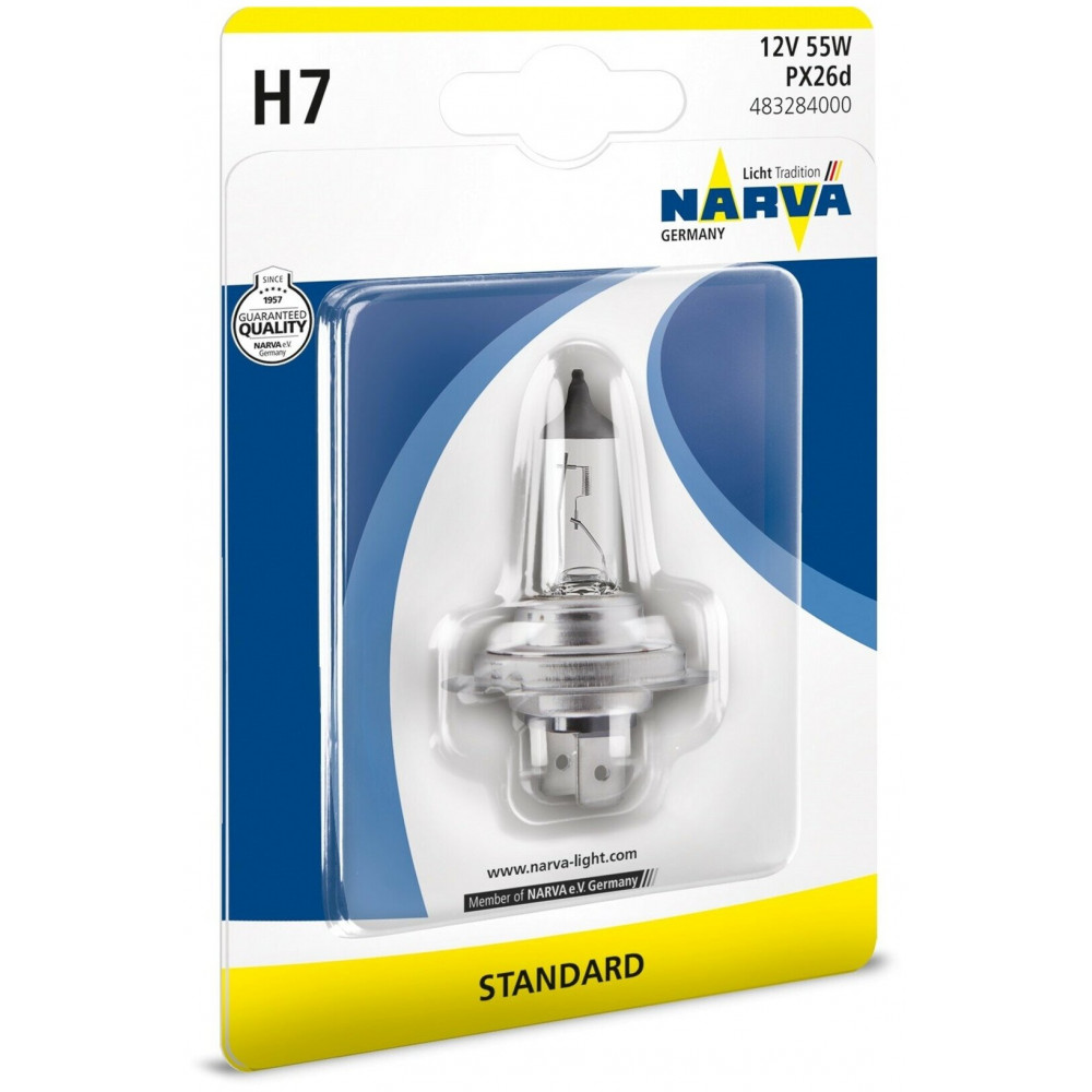Лампа автомобільна галогенна NARVA STANDARD H7 483284000 шт (399069)