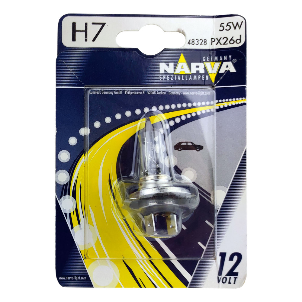 Лампа автомобільна галогенна NARVA H7 48328 1 шт (399182)