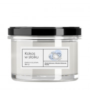 Ароматична свічка Aroma Home, Крафтова серія - Кокос в банці 140 г (101312)