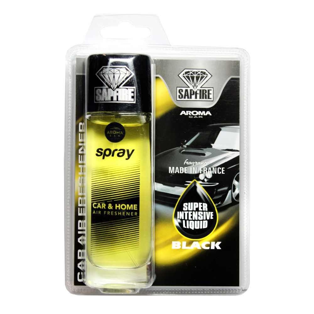 Автомобільний ароматизатор SAPFIRE Aroma Car Pump Spray Classic - Black 50 мл (631869)