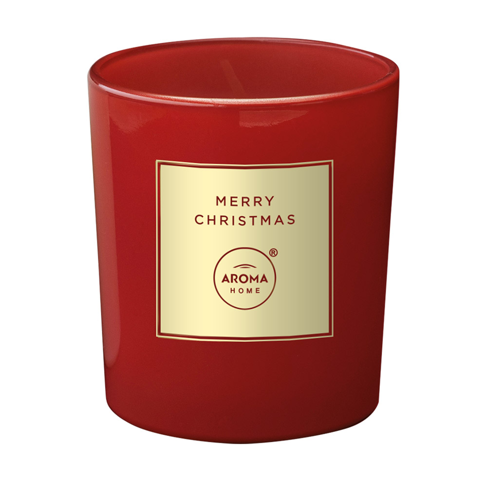 Ароматическая свеча Aroma Home Merry Christmas - Яблоко и корица 140 г (839866)