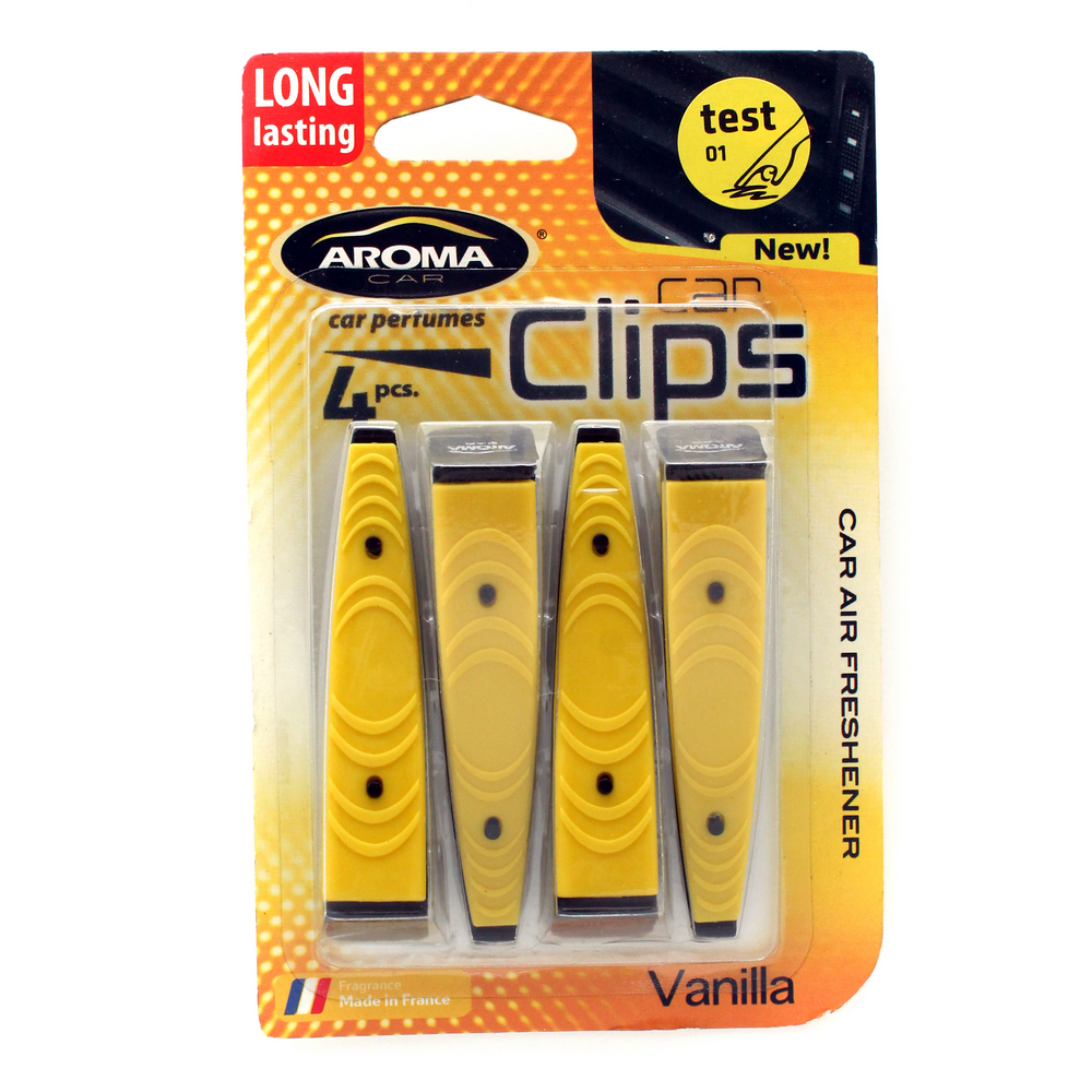 Автомобильный ароматизатор Aroma Car Clips - Vanilla (923858)