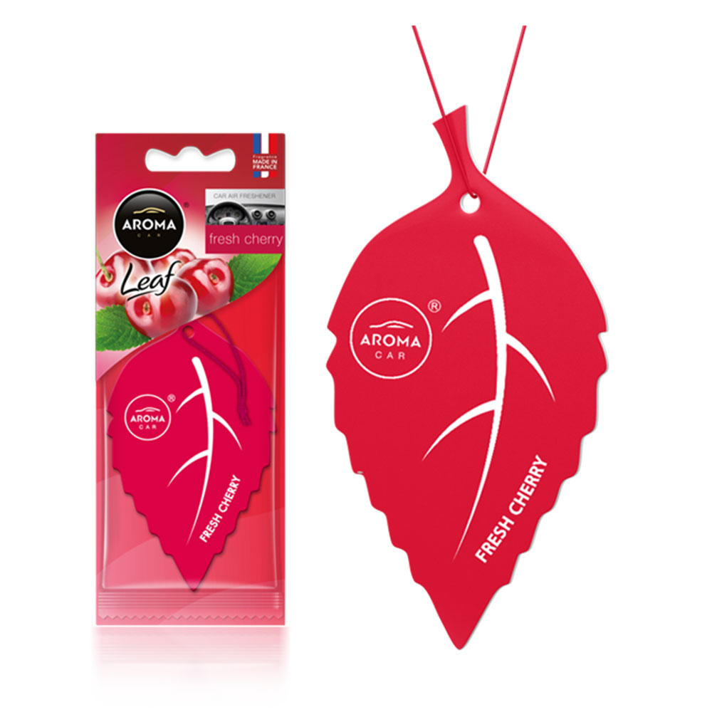 Автомобільний ароматизатор Aroma Car Leaf - Cherry (922158)