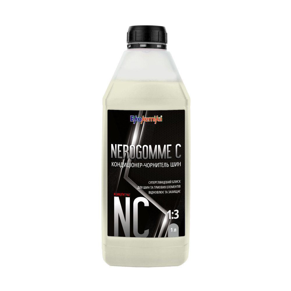Кондиціонер-чорнитель шин 1 л Ekokemika Pro Line NEROGOMME CONCENTRAT 1:3 (780347)