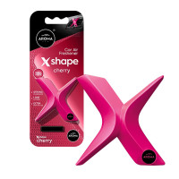 Автомобільний полімерний ароматизатор Aroma Car X Shape - Cherry (108960)
