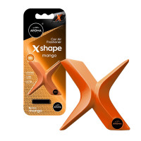 Автомобільний полімерний ароматизатор Aroma Car X Shape - Mango (108991)