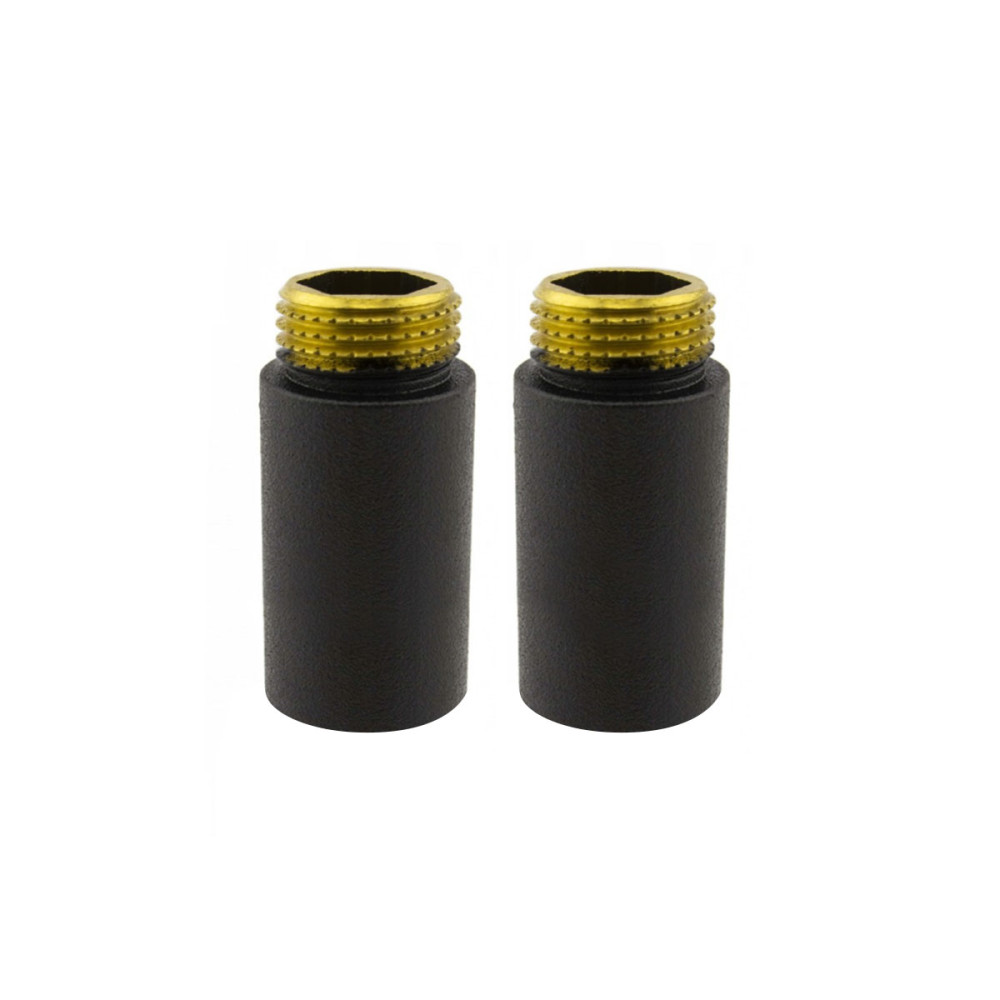 Комплект подовжувачів NAVIN ВЗ (M22" x 1/2") 40 mm, чорний муар (2 шт)