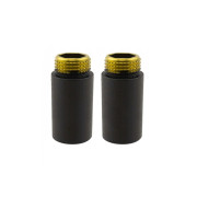 Комплект подовжувачів NAVIN ВЗ (M22" x 1/2") 40 mm, чорний муар (2 шт)