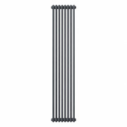 Вертикальний радіатор Calidum 2-8 380х1800, anticor, антрацит