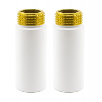 Комплект подовжувачів NAVIN M22×1,5 × 1/2", 50 мм, білий, 2 шт