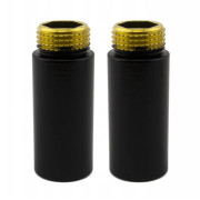 Комплект подовжувачів NAVIN M22×1,5 × 1/2", 50 мм, чорний муар, 2 шт