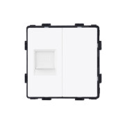 Розетка комп’ютерна RJ-45 ELIOS біла