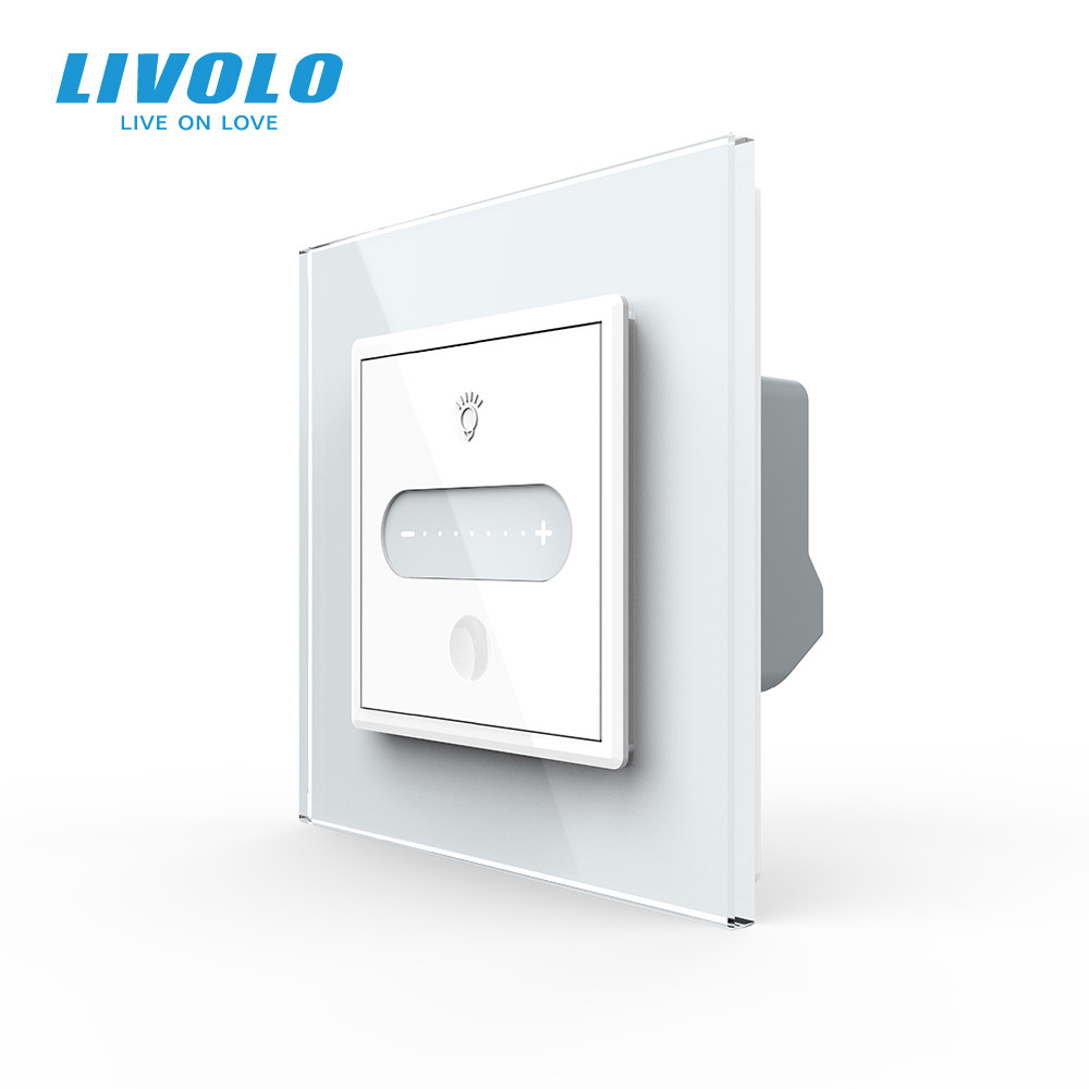 Розумний сенсорний димер LIVOLO, білий, скло