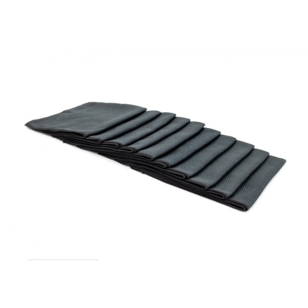 Оверлочное рушник для скла Autofiber Diamond Glass 40х40 см. 300 пмм. чорний (TD305BL16)
