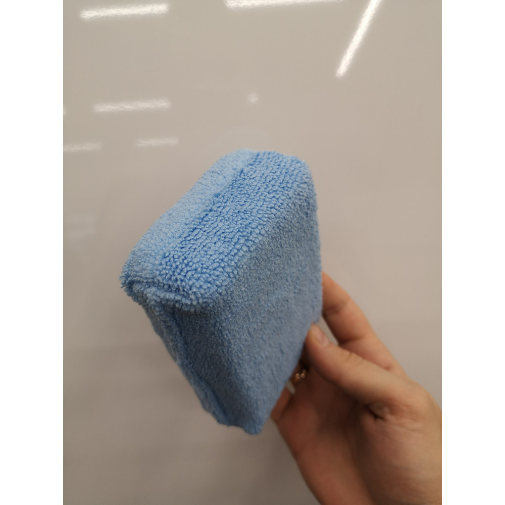 Аплікатор з мікрофібри Autofiber Block Sponge 12х8х4 см. синій (S201B)