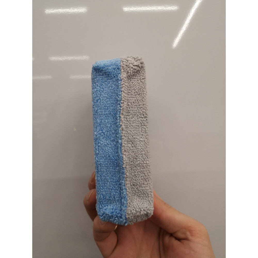 Мікрофібровий аплікатор Autofiber Saver Applicator Terry 9х4 см. сіро/голубий (SX201GYB)