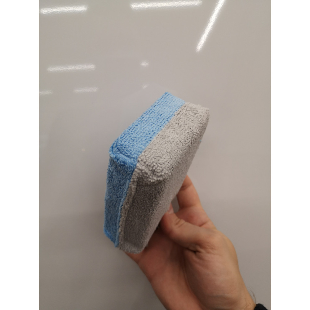 Мікрофібровий аплікатор Autofiber Saver Applicator Terry 9х4 см. сіро/голубий (SX201GYB)