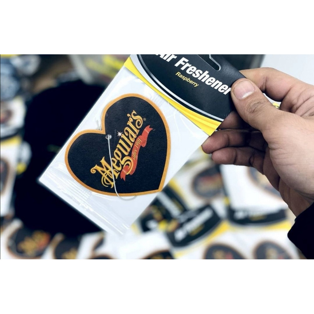 Ароматизатор серце малина - Meguiar's Heart Air Freshener Raspberry (AF1)