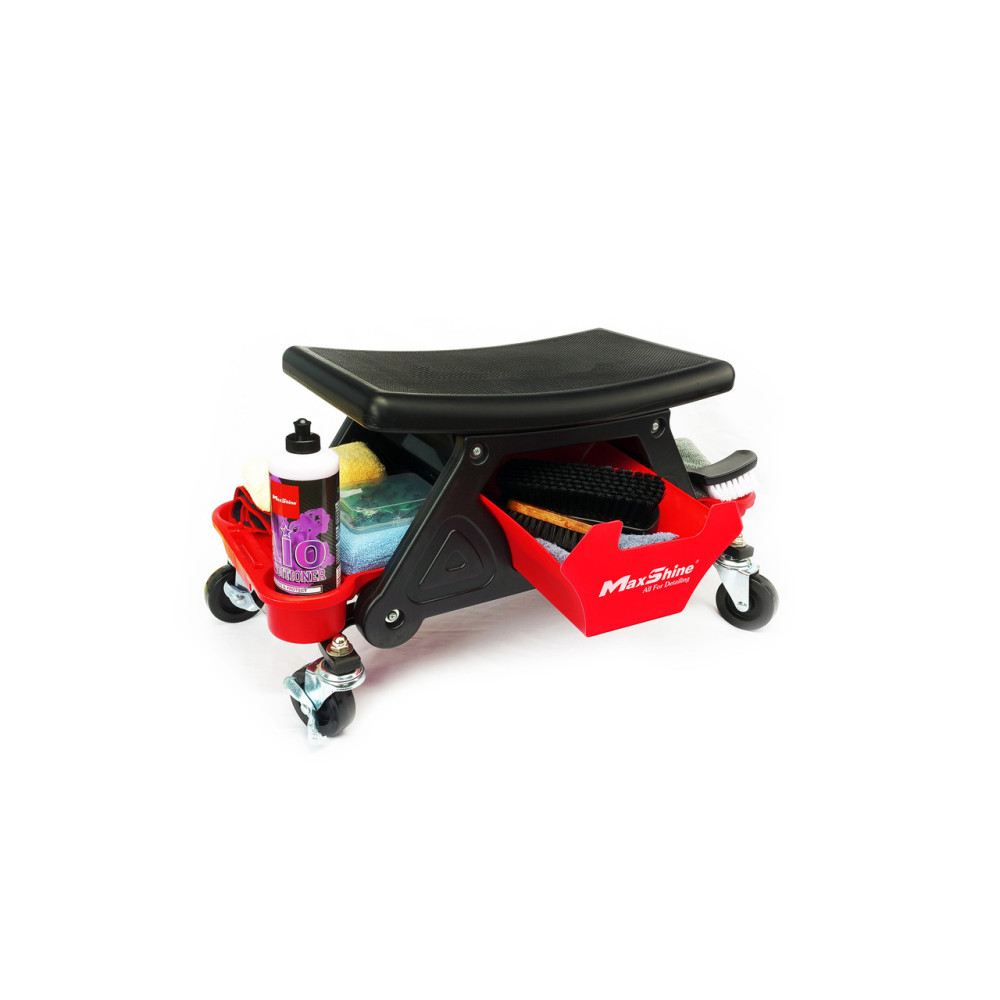 Детейлінг стілець з лотком і утримувачем для пляшок MaxShine Sit-On Detailing Creeper bottle with holders (702303)