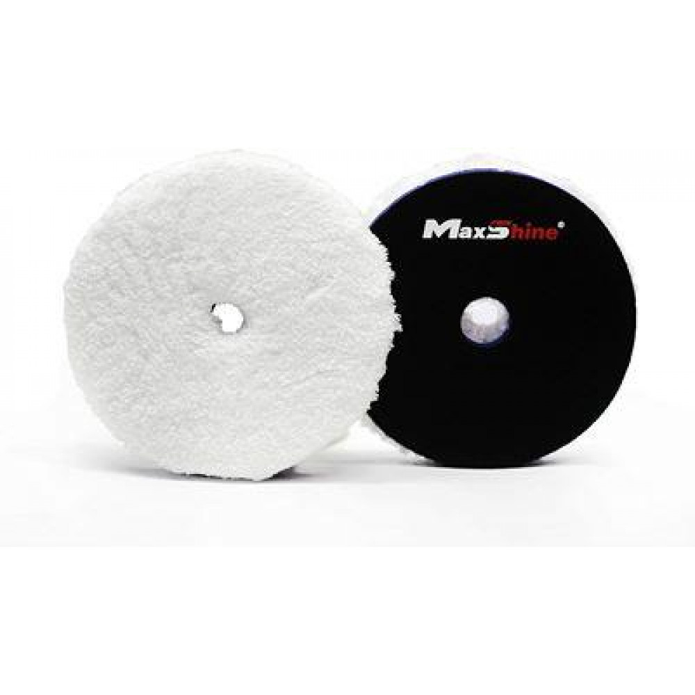 Полірувальний круг мікрофібровий ріжучий - MaxShine Microfiber Cutting Pad 80 мм. синій (2051080B)