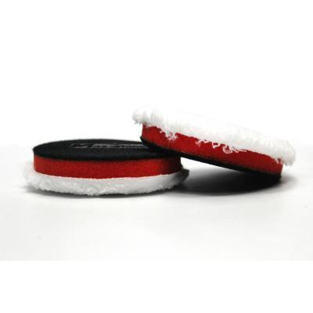 Полірувальний круг мікрофібровий фінішний - MaxShine Microfiber Finishing Pad 80 мм. червоний (2053080R)