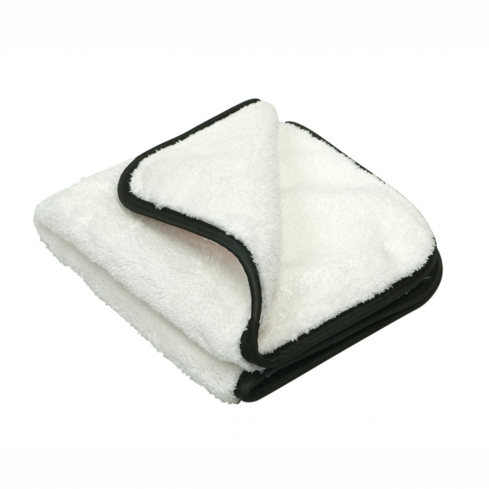 Рушник мікрофібровий MaxShine Microfiber Towel 40x40 см. 800 gsm  біло-чорний (1014040W)
