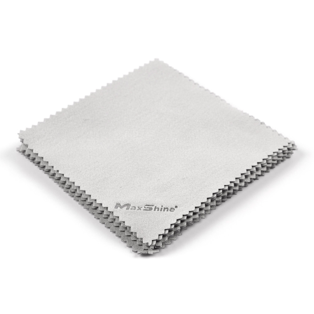 Набір замшевих підкладок для нанесення кераміки 10 шт MaxShine Suede Мicrofiber Detailing Coating Cloth 10х10 см. (1101010G)
