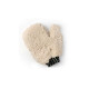 Рукавичка плюшево-мікрофіброва для миття авто MaxShine Plush Microfiber Wash Mitt 650 gsm бежевий (1140001B)