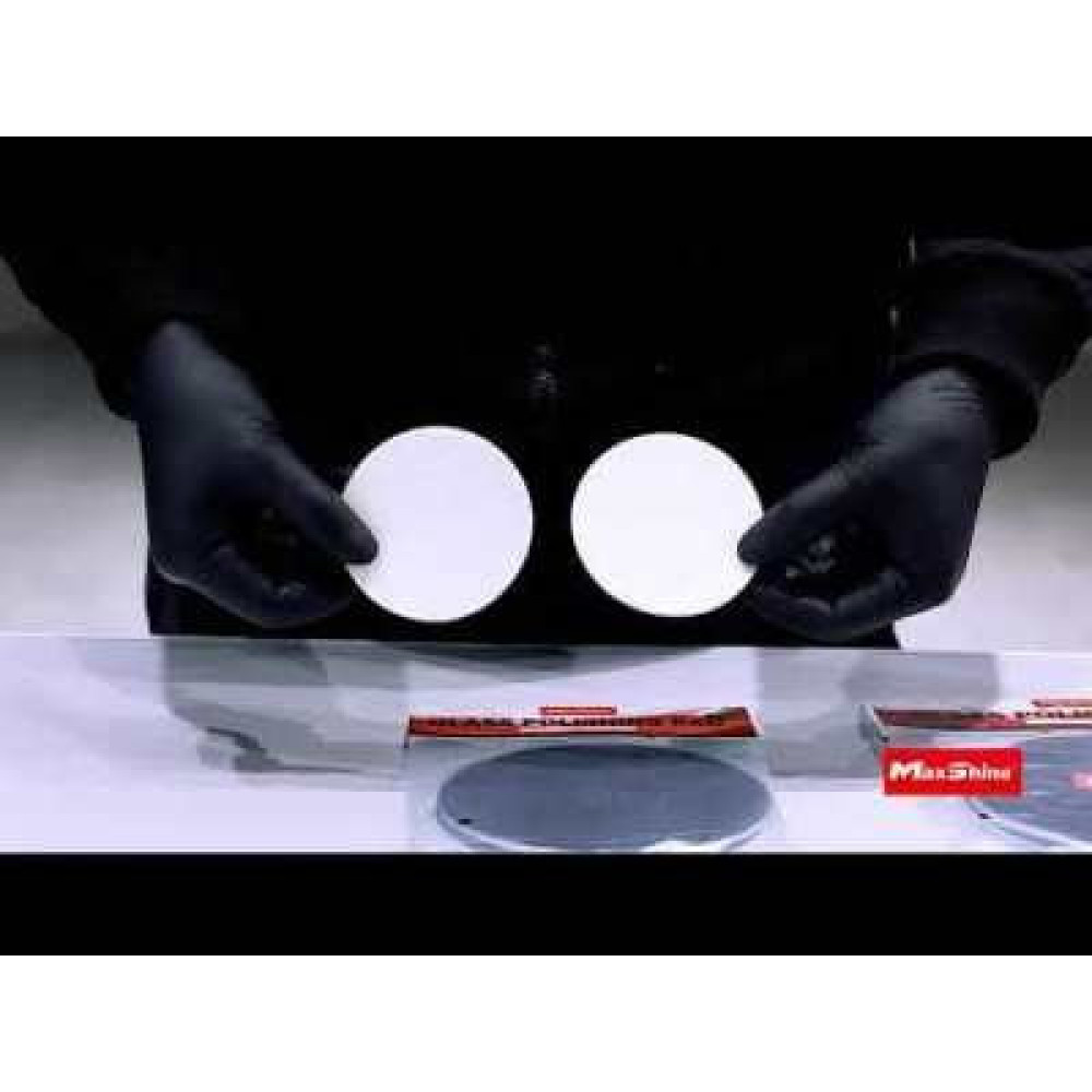 Набір полірувальних кругів фетрових 2 шт. - MaxShine Glass Wool Polishing Pad 80 мм. (2065080)