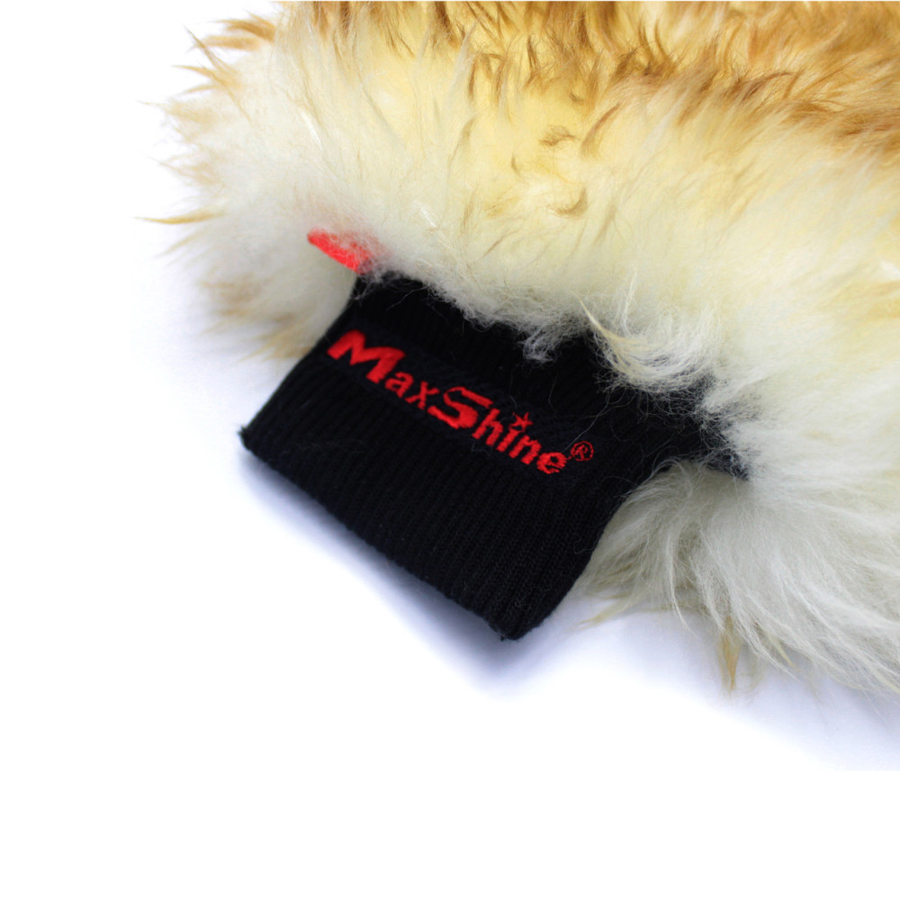 Рукавичка з лами для миття авто MaxShine Lambswool Wash Mitt (8011004)