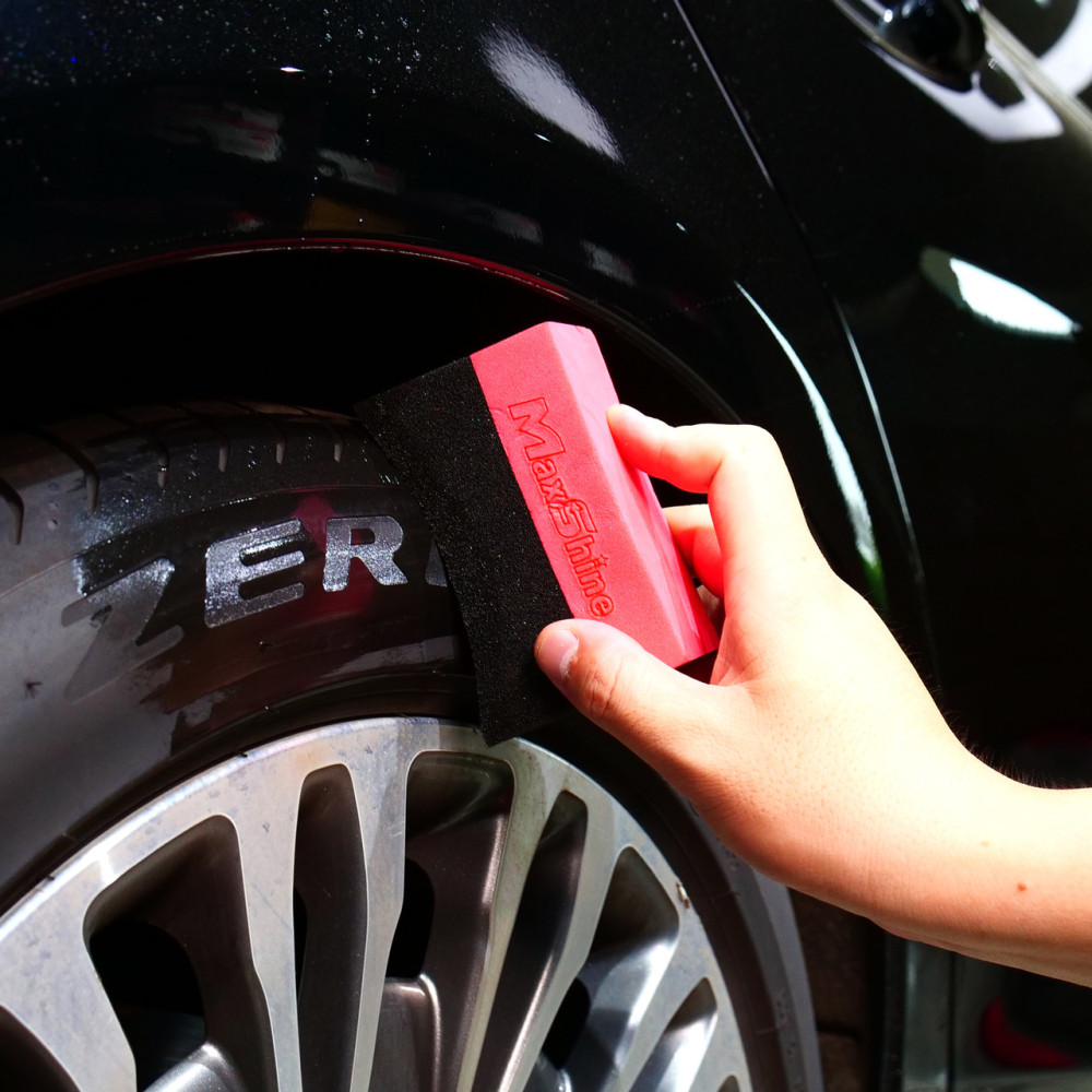 Набір аплікаторів вигнутих для чорніння гуми 4 шт MaxShine Tire Dressing Applicator Curved (9011003)