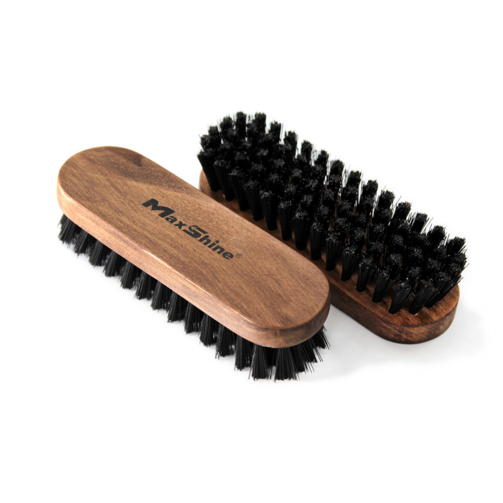 Щітка компактна з нейлону для чистки шкіри та алькантари MaxShine Leather and Alcantara Cleaning Brush Compact Size (7011007)